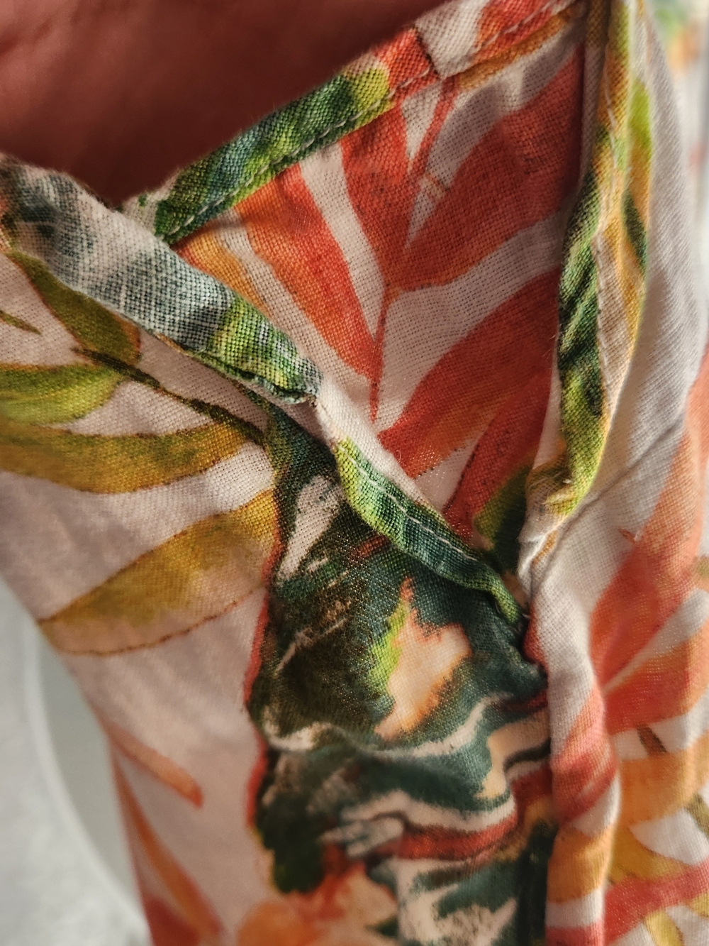 Nicole Miller New York 100% Linen Tropical Beach Summer Dress - Picture 5 of 9